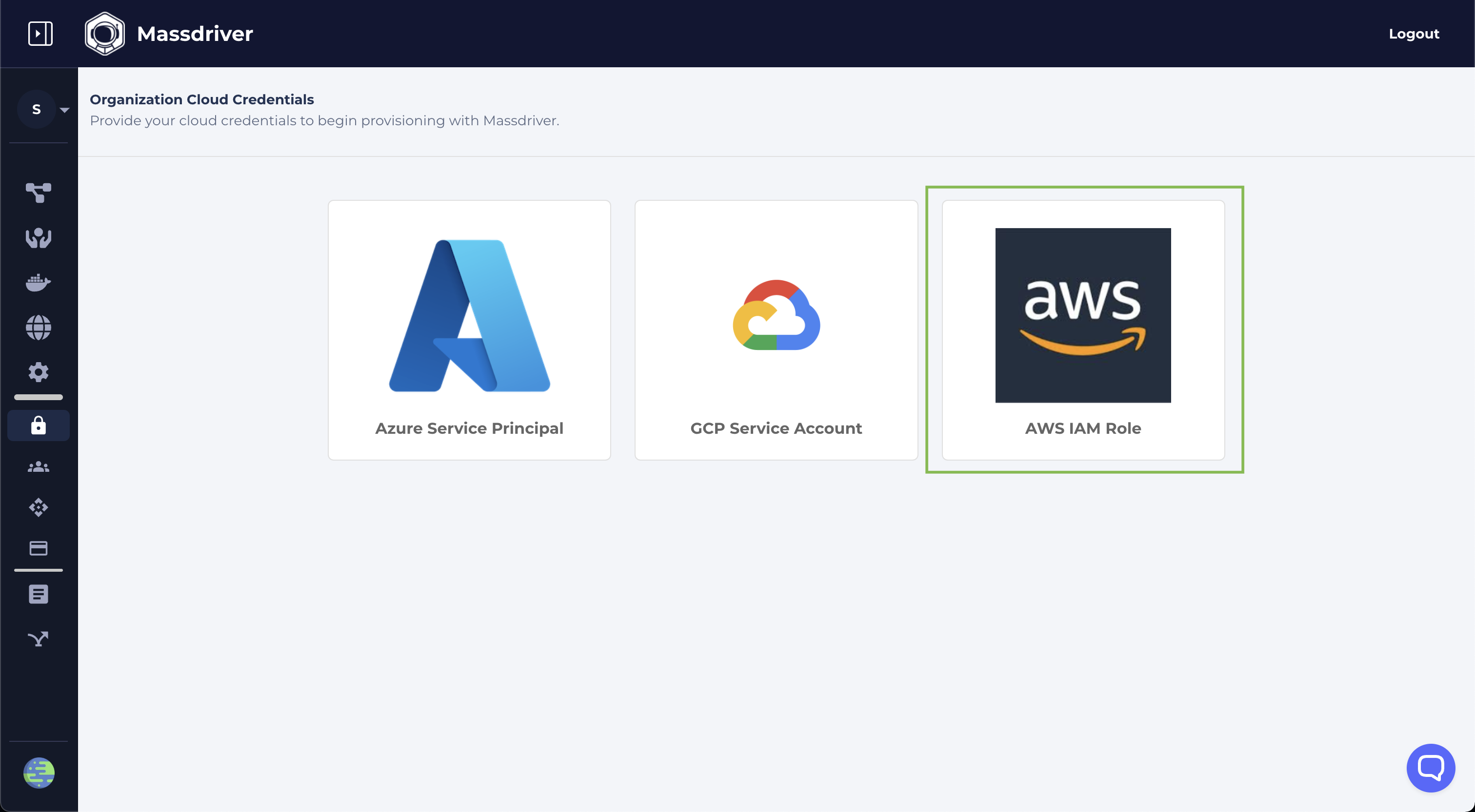 Add AWS Credential